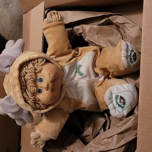 Vintage cabbage patch doll in moose outfit please read description